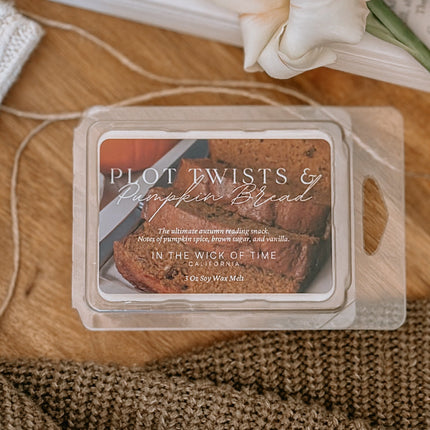 Plot Twists & Pumpkin Bread Wax Melt