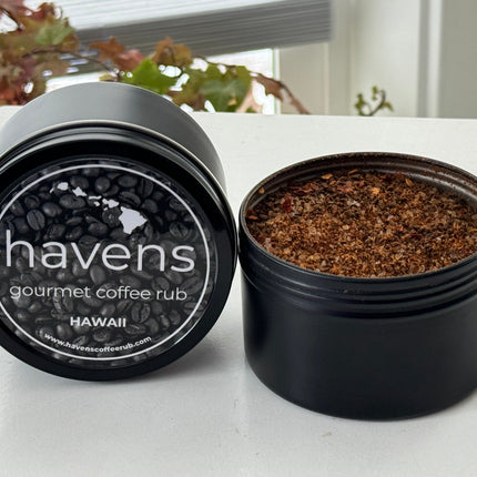 Hawaii Havens Gourmet Coffee Rub 5oz Tin