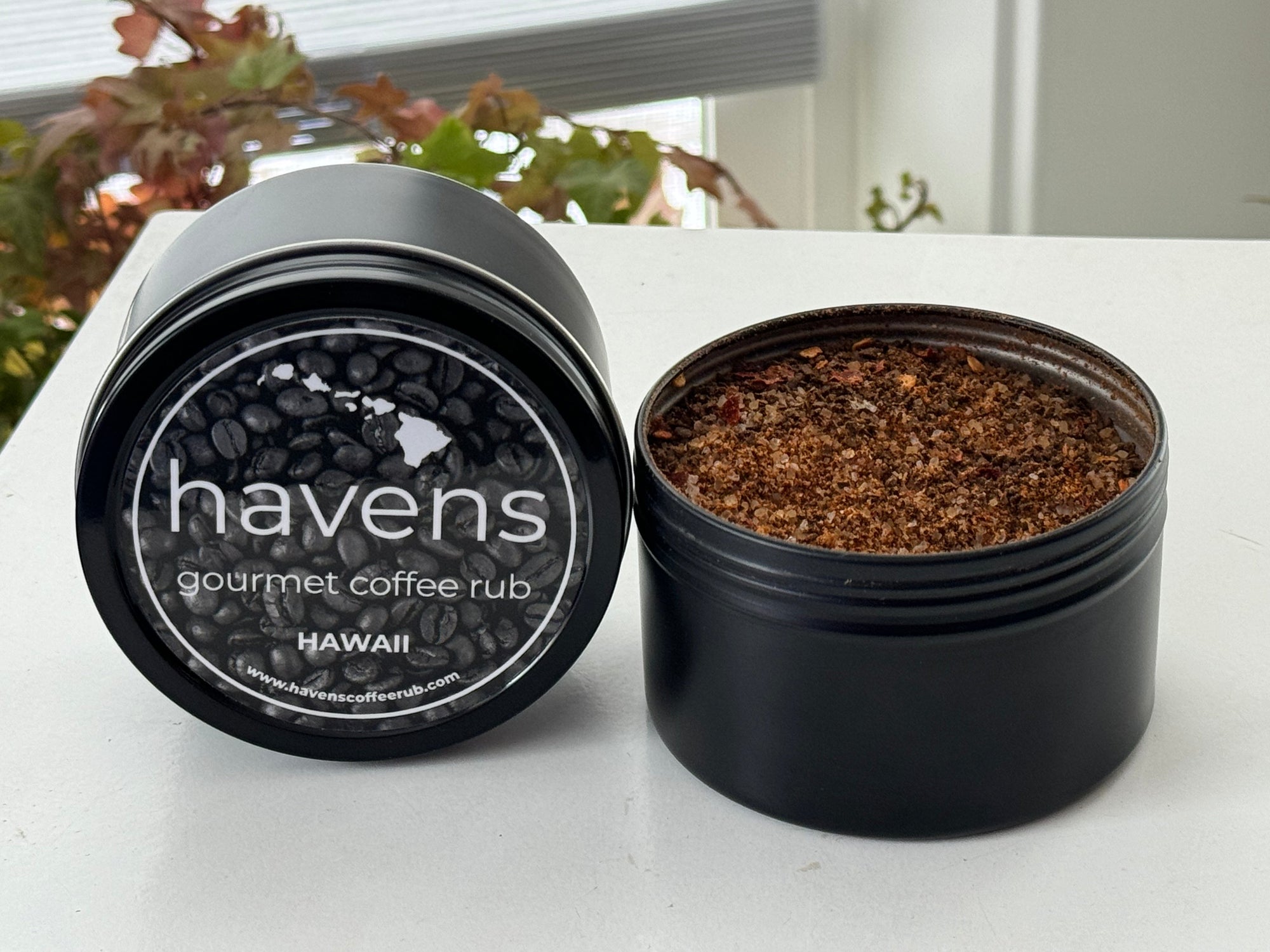 Hawaii Havens Gourmet Coffee Rub 5oz Tin