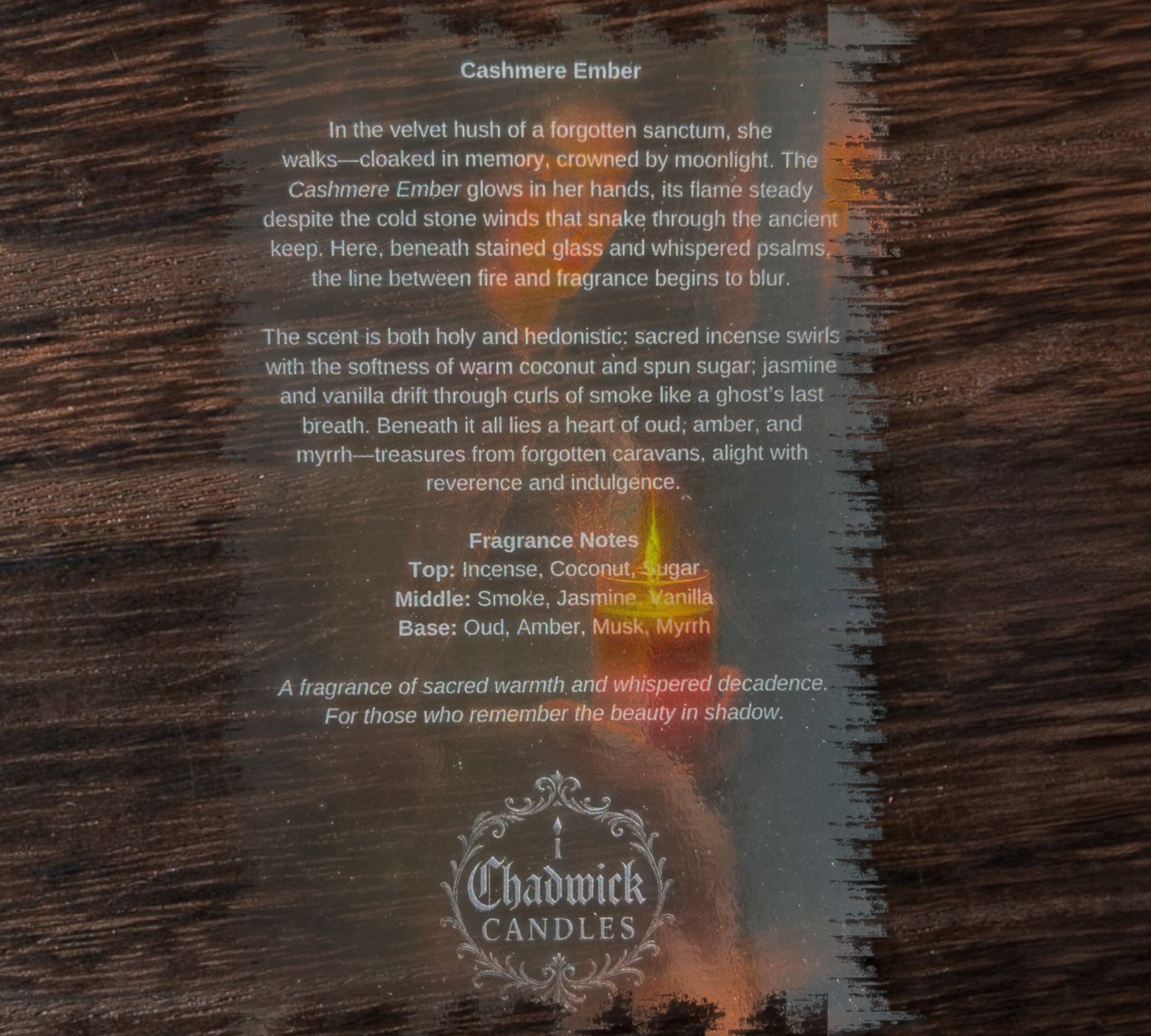 Cashmere Ember Candle