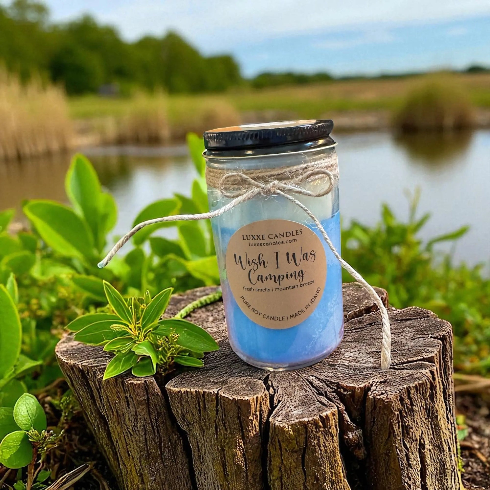 Wish I Was Camping Candle | Organic Soy Candle