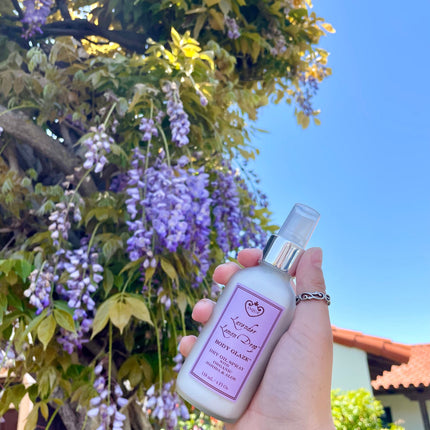 Lavender Lemon Drop Body Glaze Dry Oil Spray