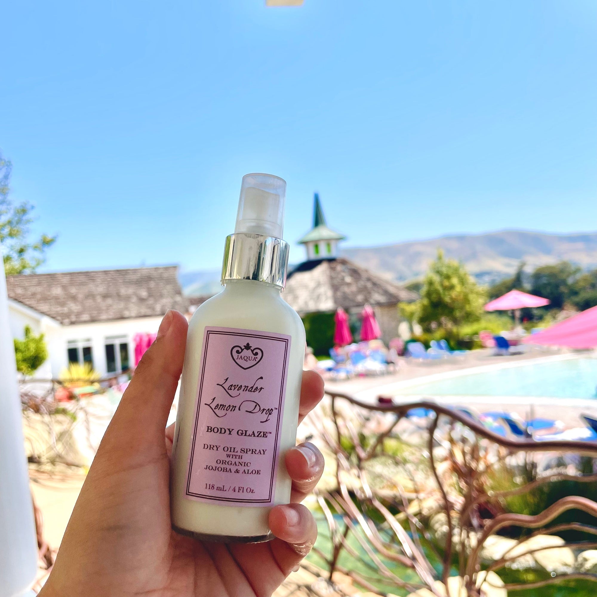 Lavender Lemon Drop Body Glaze Dry Oil Spray