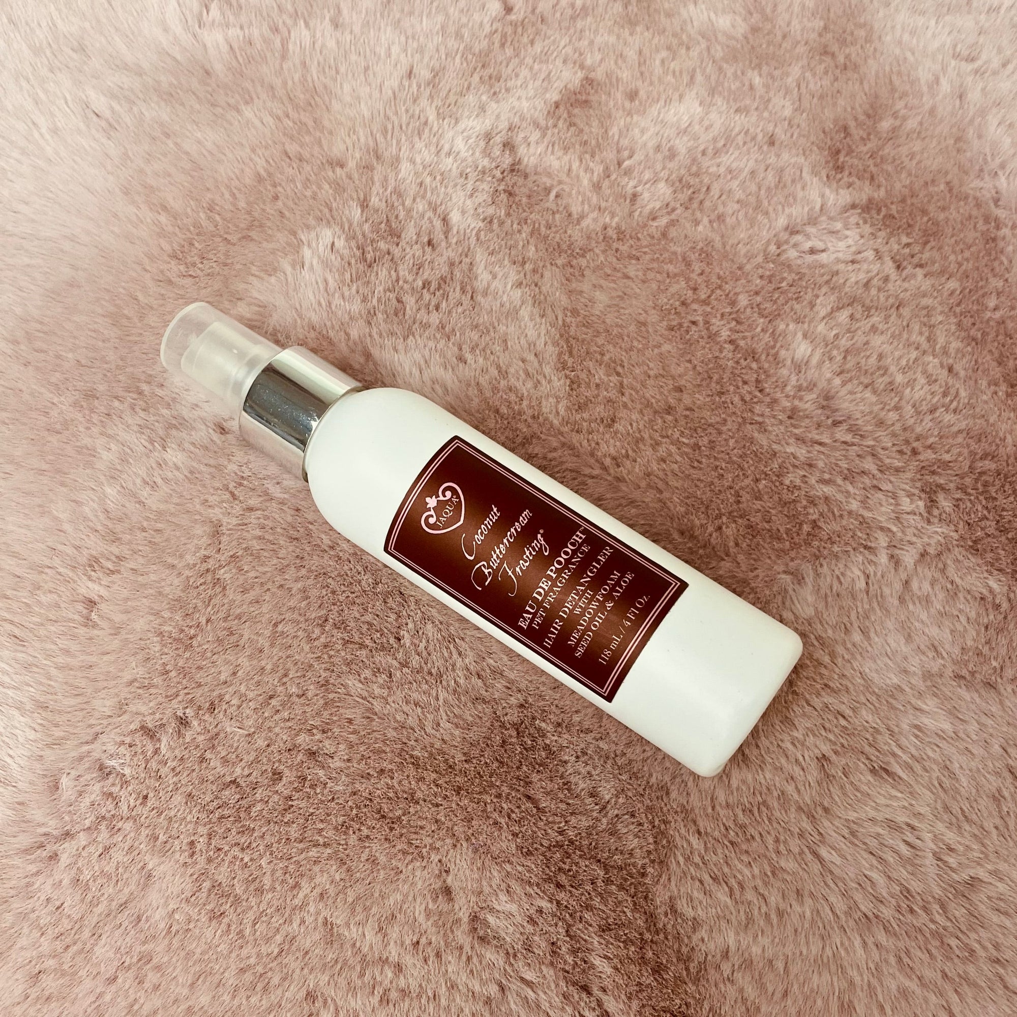 Coconut Buttercream Frosting Eau de Pooch Pet Fragrance and Hair Detangler Spray