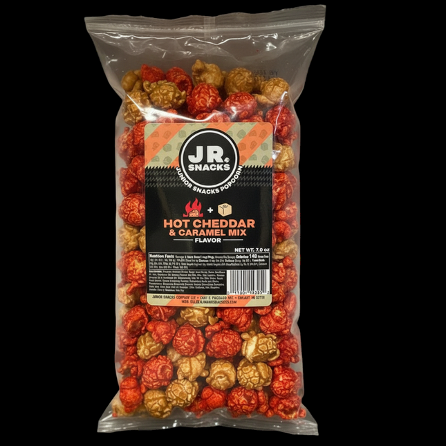 Junior Snacks Hot Cheddar & Caramel Mix