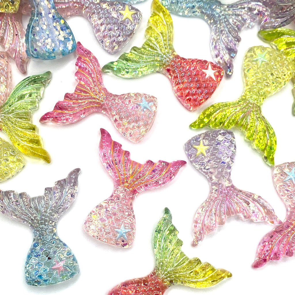 Mermaid At Heart Acrylic Beads