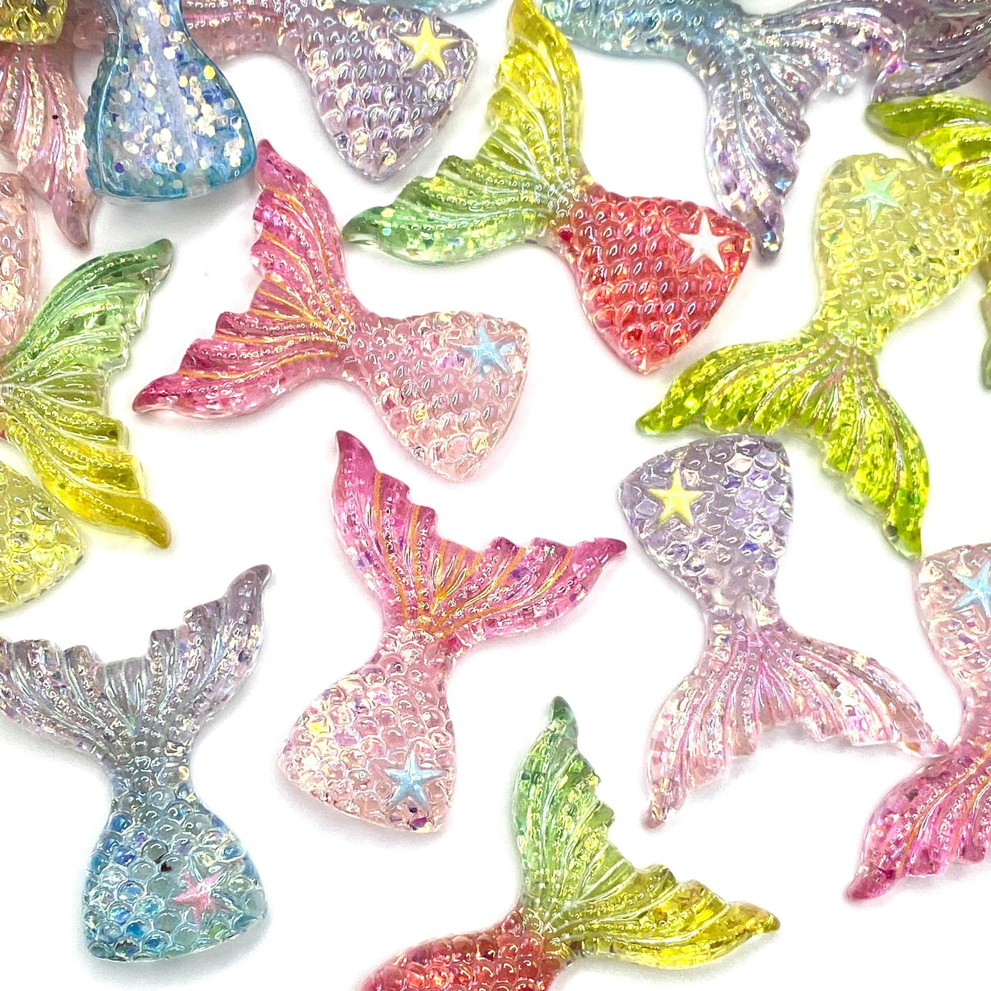 Mermaid At Heart Acrylic Beads