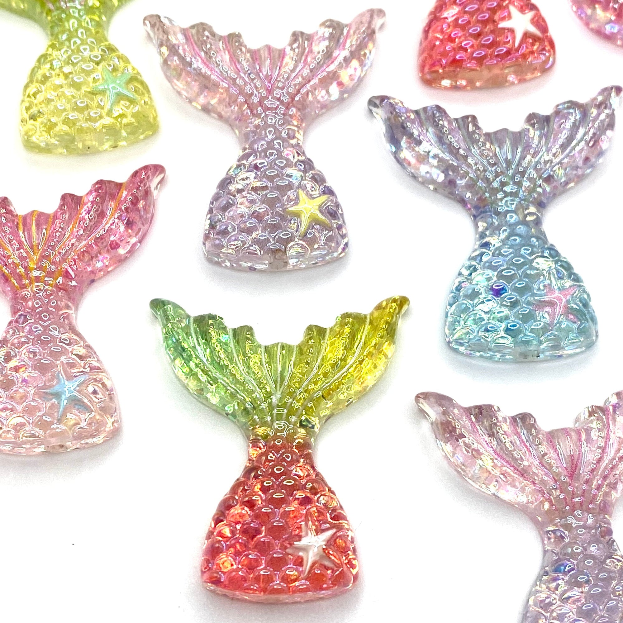 Mermaid At Heart Acrylic Beads