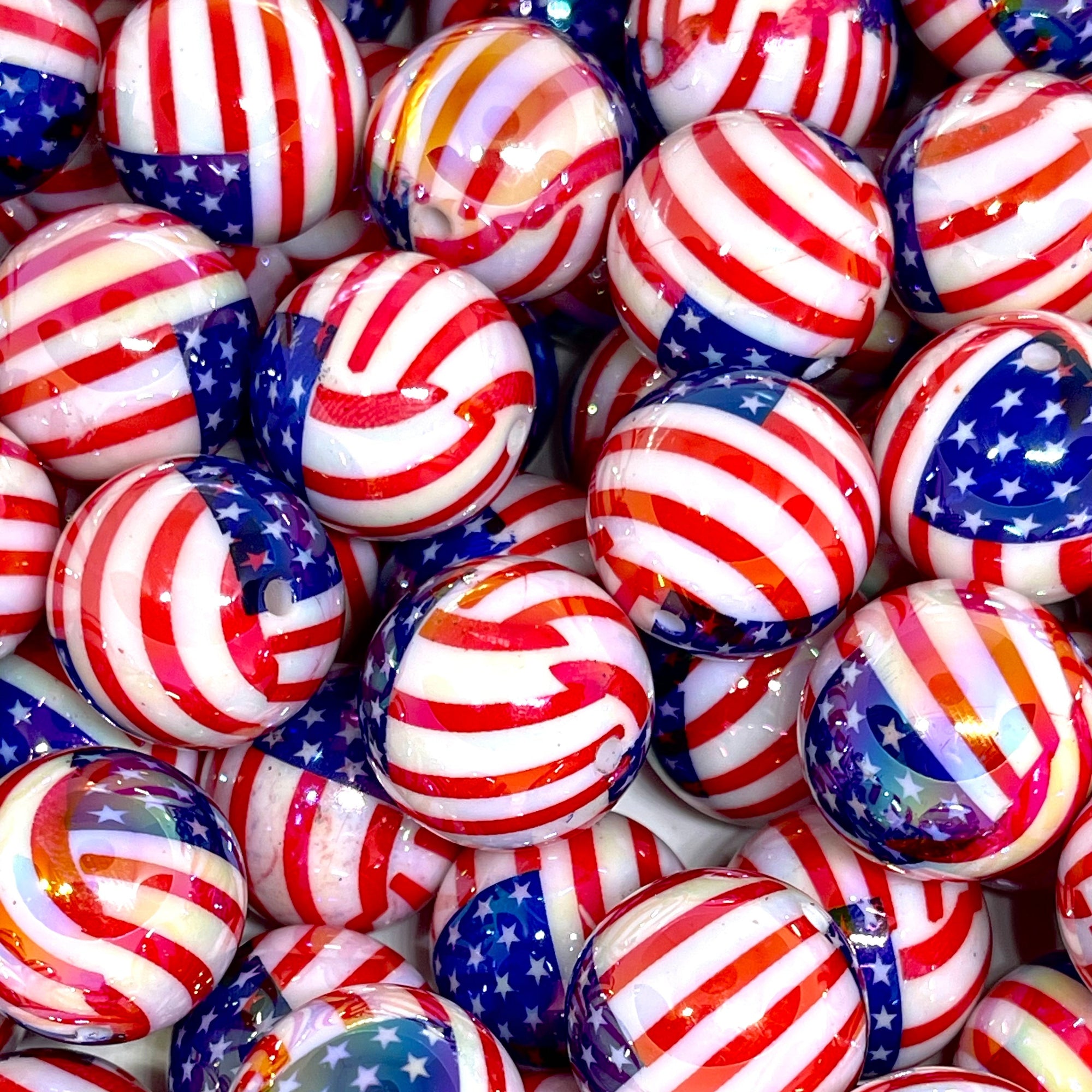 Color Me America Acrylic Beads