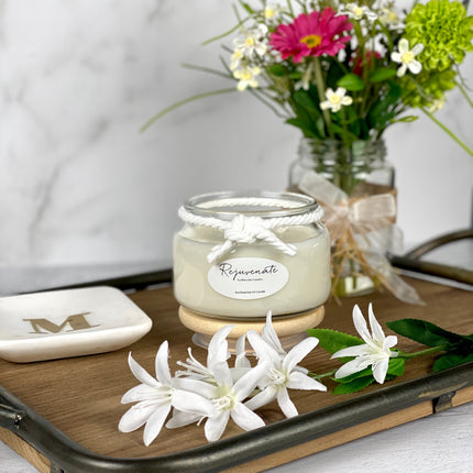 Rejuvenate Grapefruit + Lemongrass Aromatherapy Candle