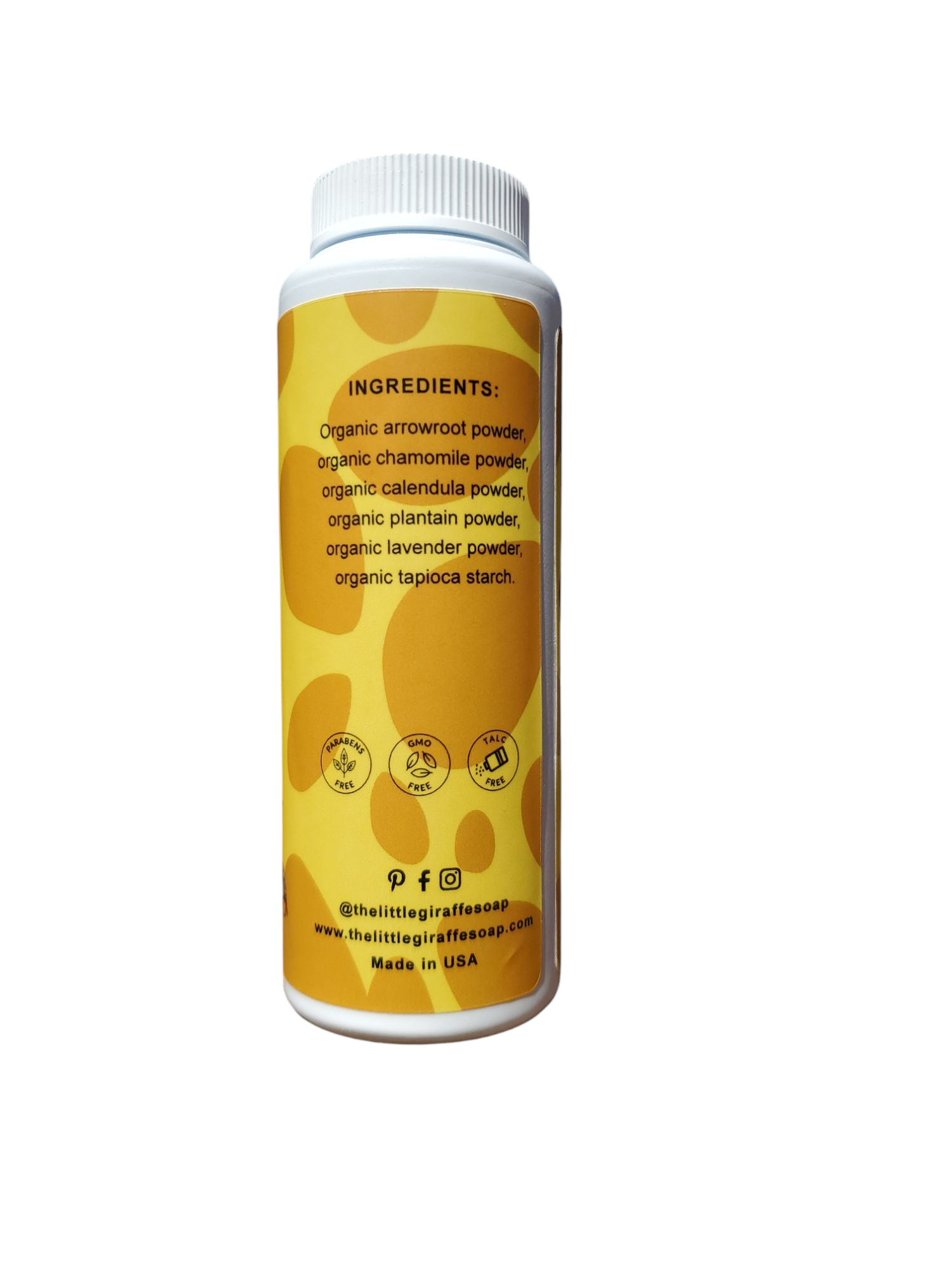 Organic Talc Free Baby Powder