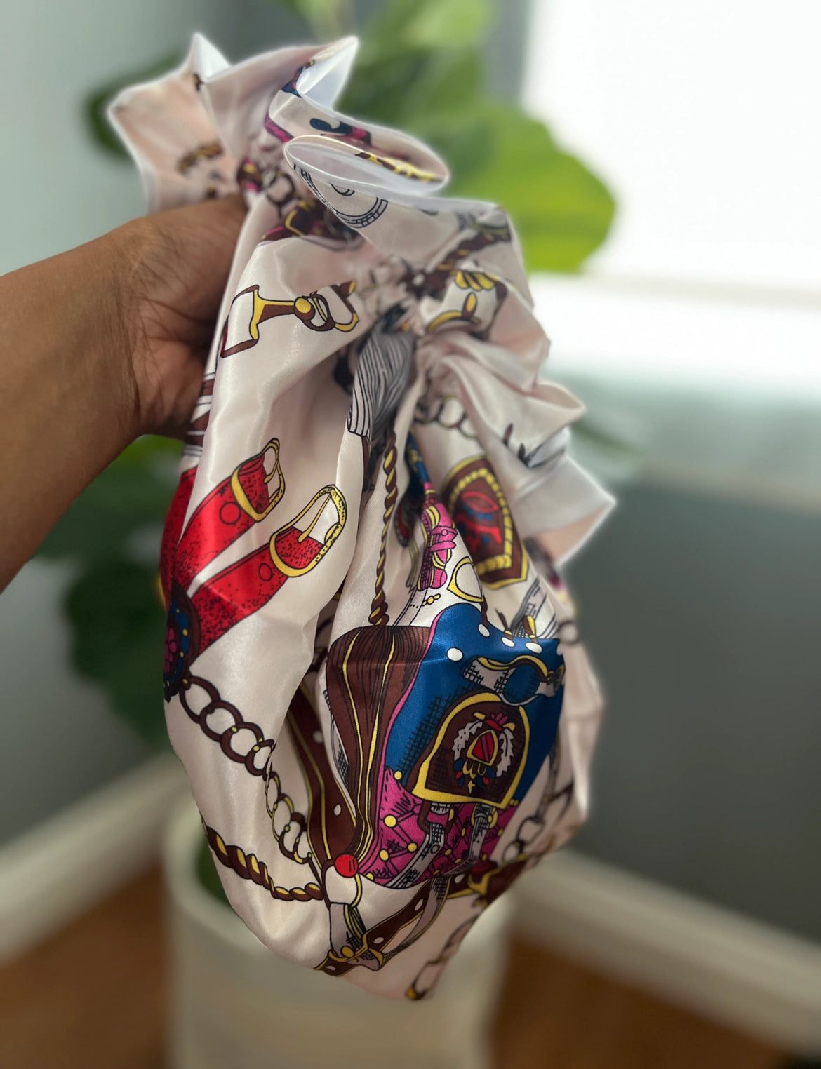 She Loves Pink All Satin Bonnet