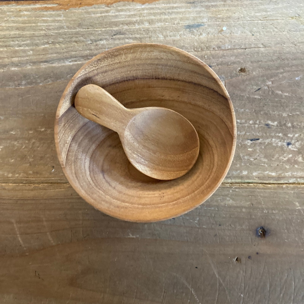 Olive Wood Bowl & Spoon