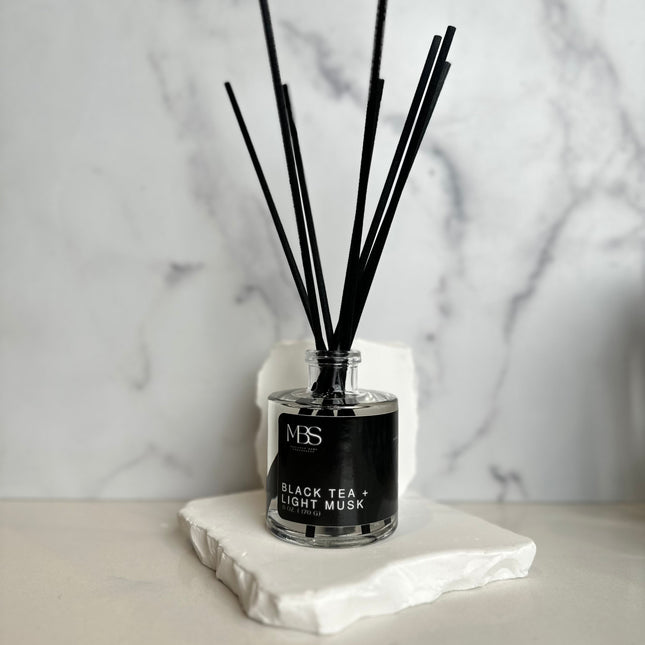 Black Tea + Light Musk | Reed Diffuser