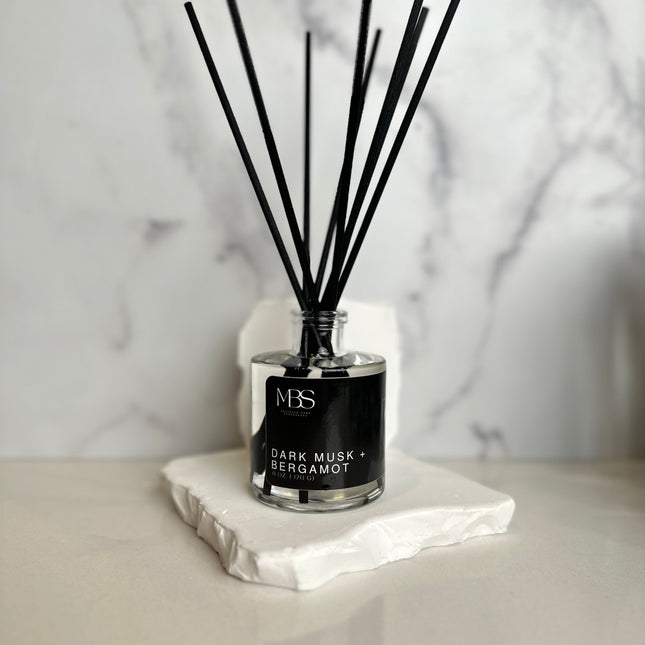 Dark Musk + Bergamot | Reed Diffuser