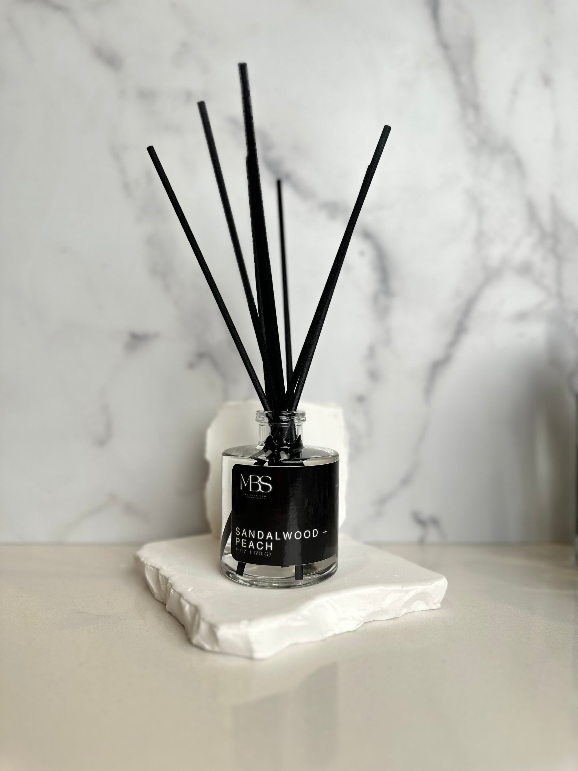 Sandalwood + Peach | Reed Diffuser