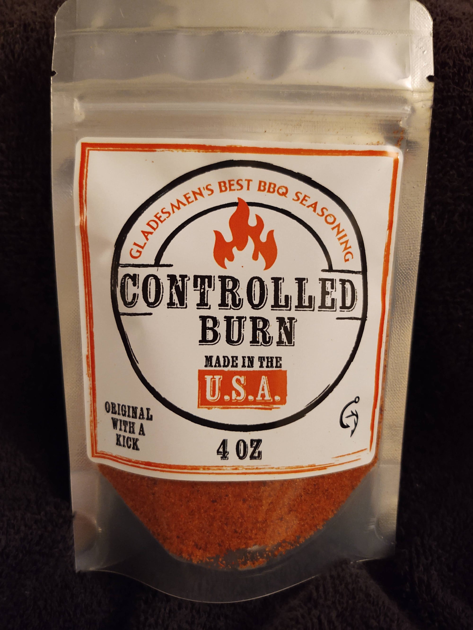 Gladesmen's Best Controlled Burn 4 oz BBQ Seasoning & Rub