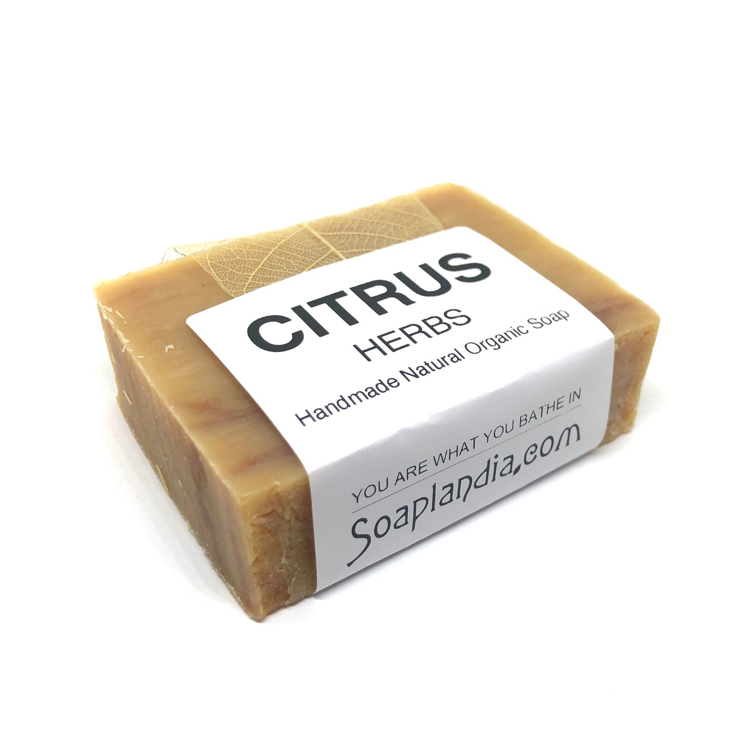 Soaplandia Soap Store Citrus Herbs Bar Soap, Organic