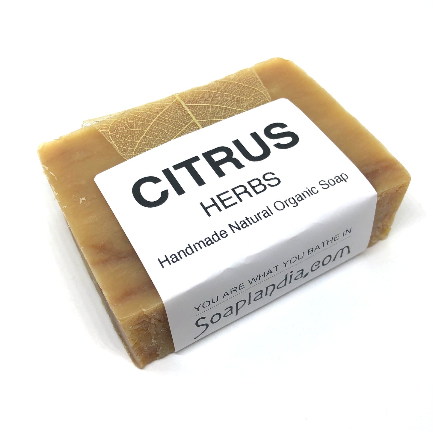 Soaplandia Soap Store Citrus Herbs Bar Soap, Organic