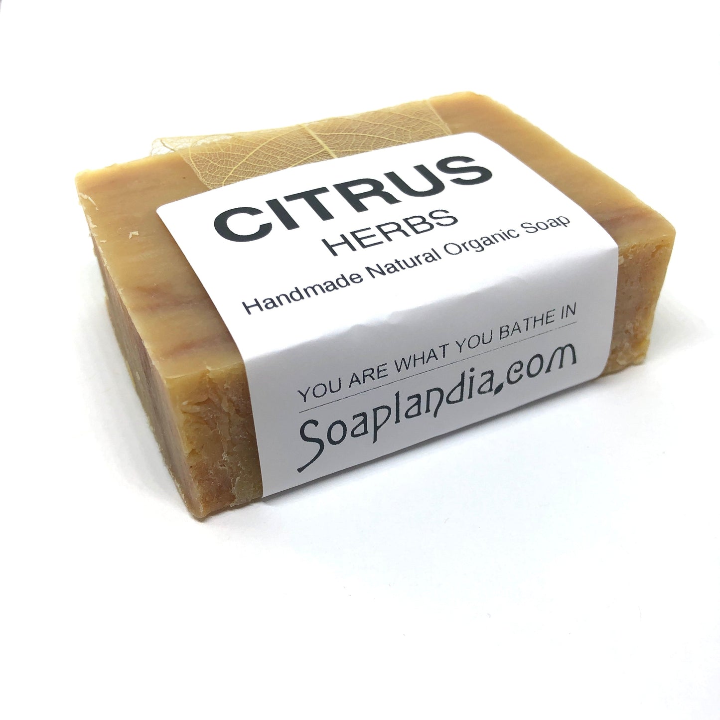 Soaplandia Soap Store Citrus Herbs Bar Soap, Organic