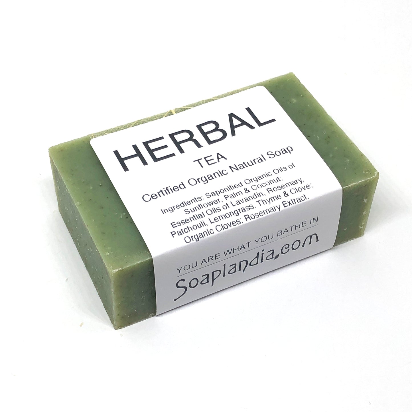 Soaplandia Soap Store Herbal Tea Bar Soap, Organic