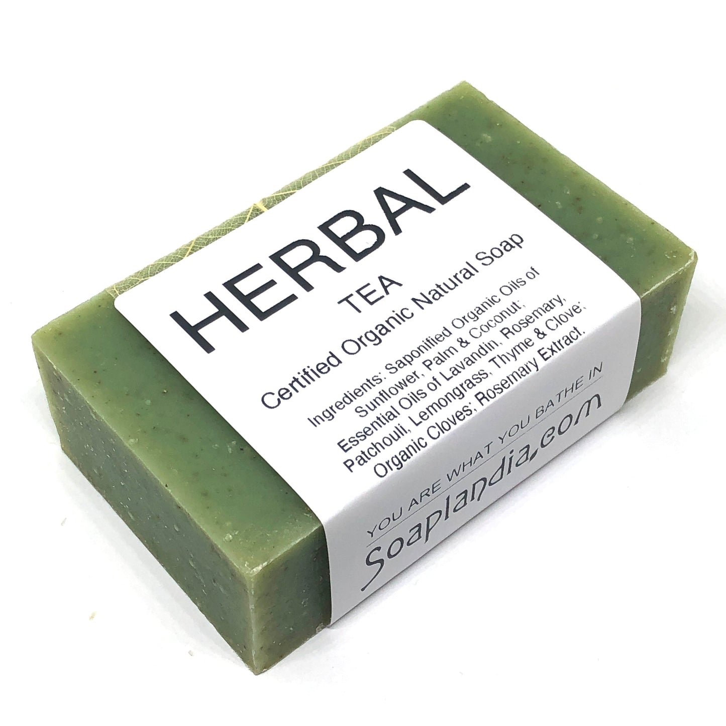 Soaplandia Soap Store Herbal Tea Bar Soap, Organic