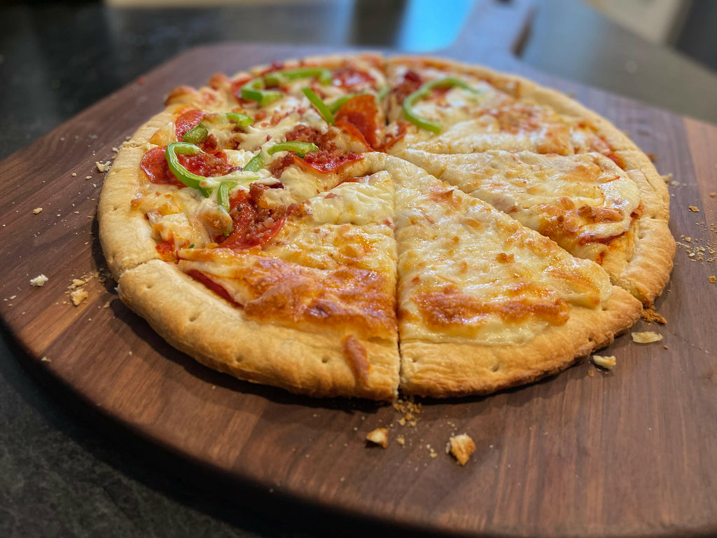 Walnut Pizza Peel 22" x 16", Pizza Paddle, Pizza Board, Pizza Shovel, Wood Pizza Peel Made in the USA