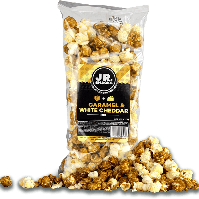 Junior Snacks Co. Caramel & White Cheddar