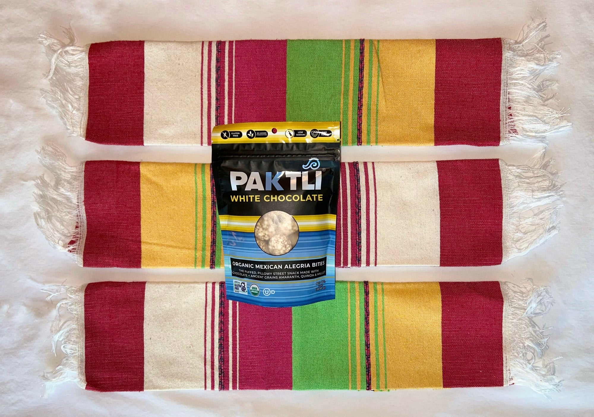 NEW White Chocolate Alegria Bites