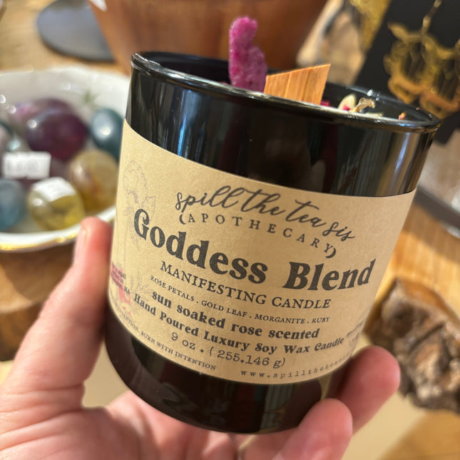 Goddess Blend Candle | Divine Feminine Rose Manifestation Soy Candle