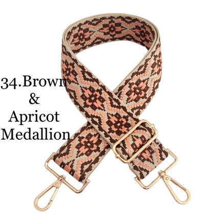 The Atlas | Zippered Sling Bag (Brown) - Pick Your Strap