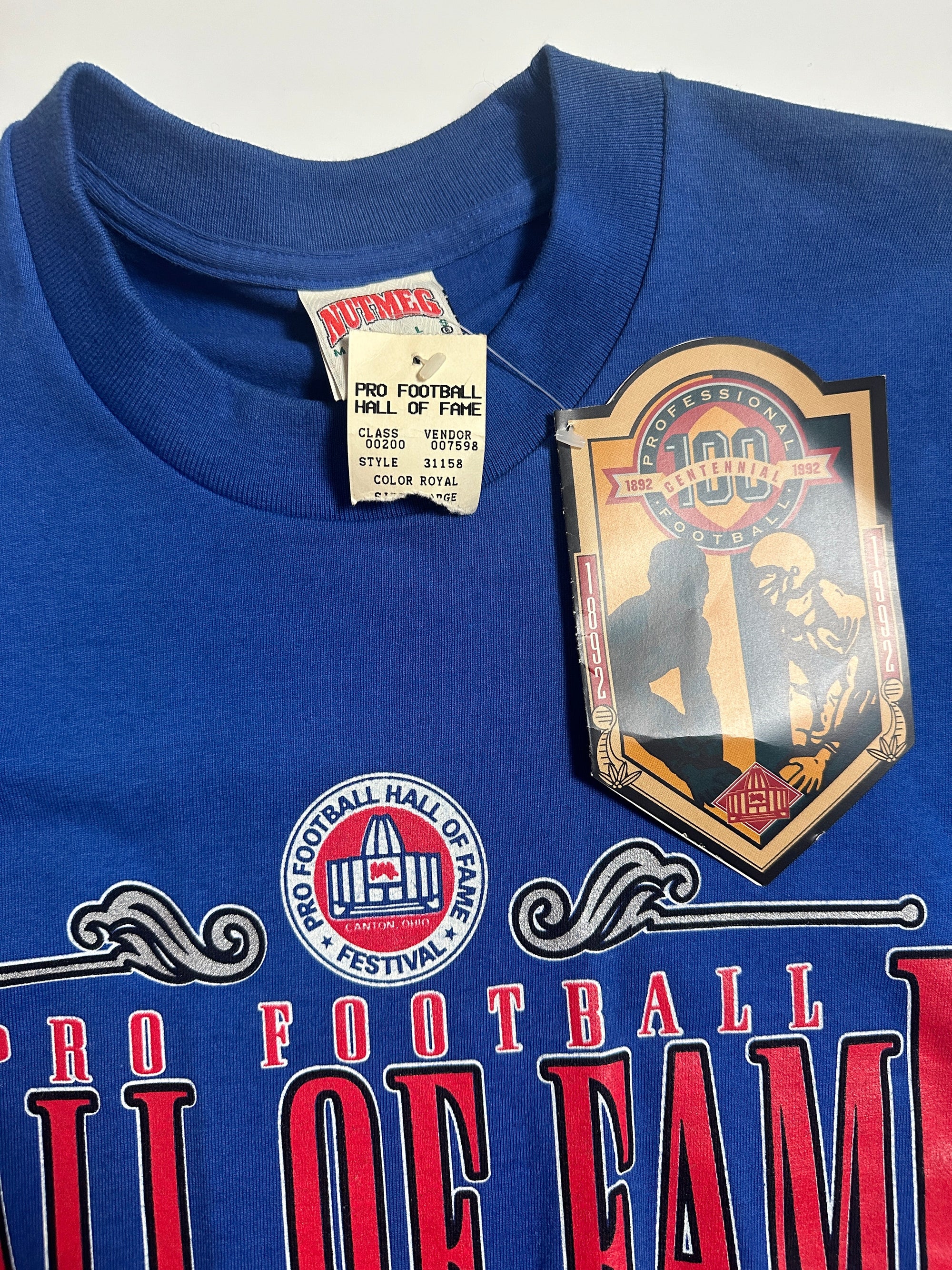 NFL Hall of Fame Vintage Shirt -New with Tags-