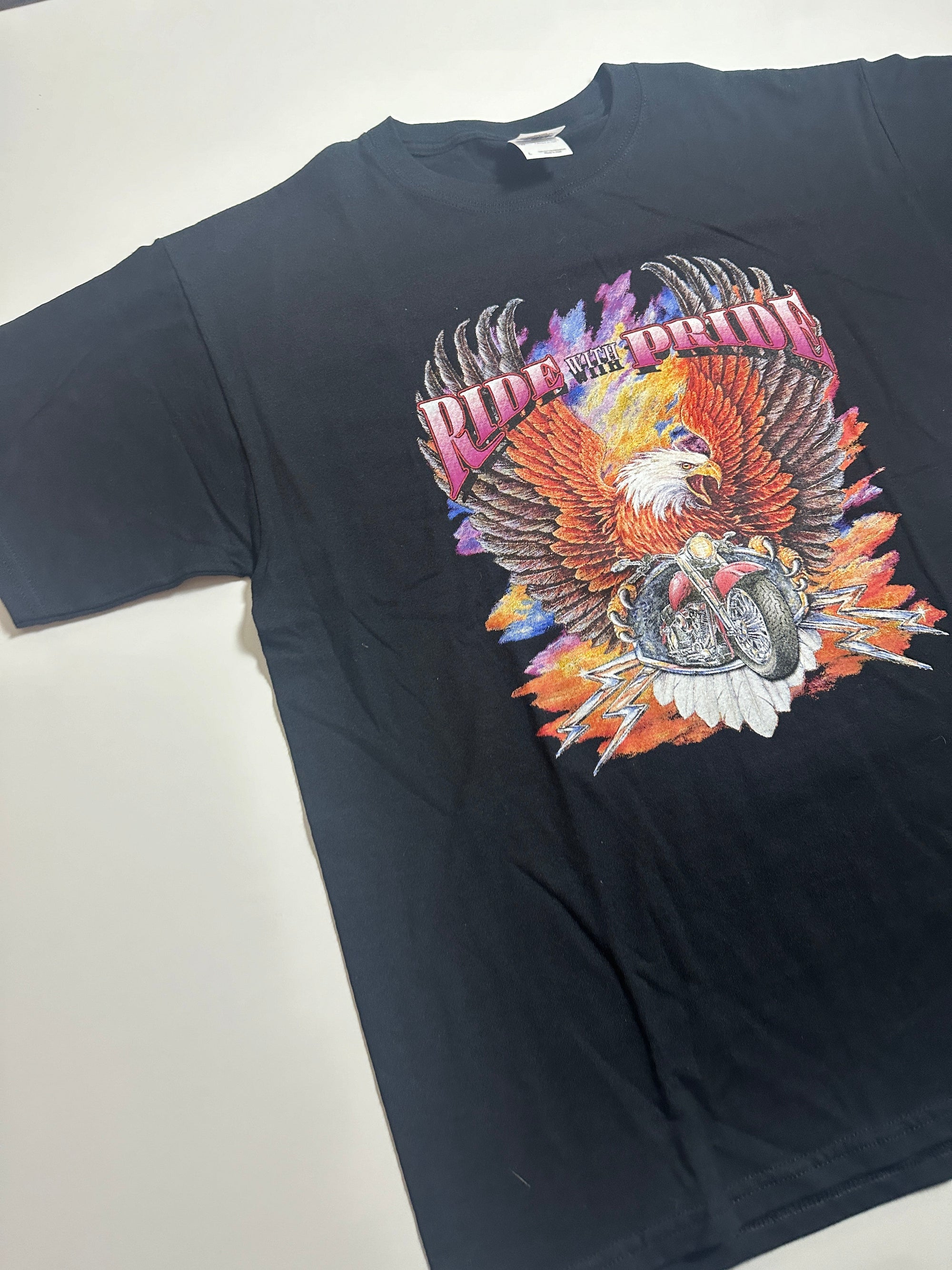 Ride with Pride Vintage Motorcycle Shirt