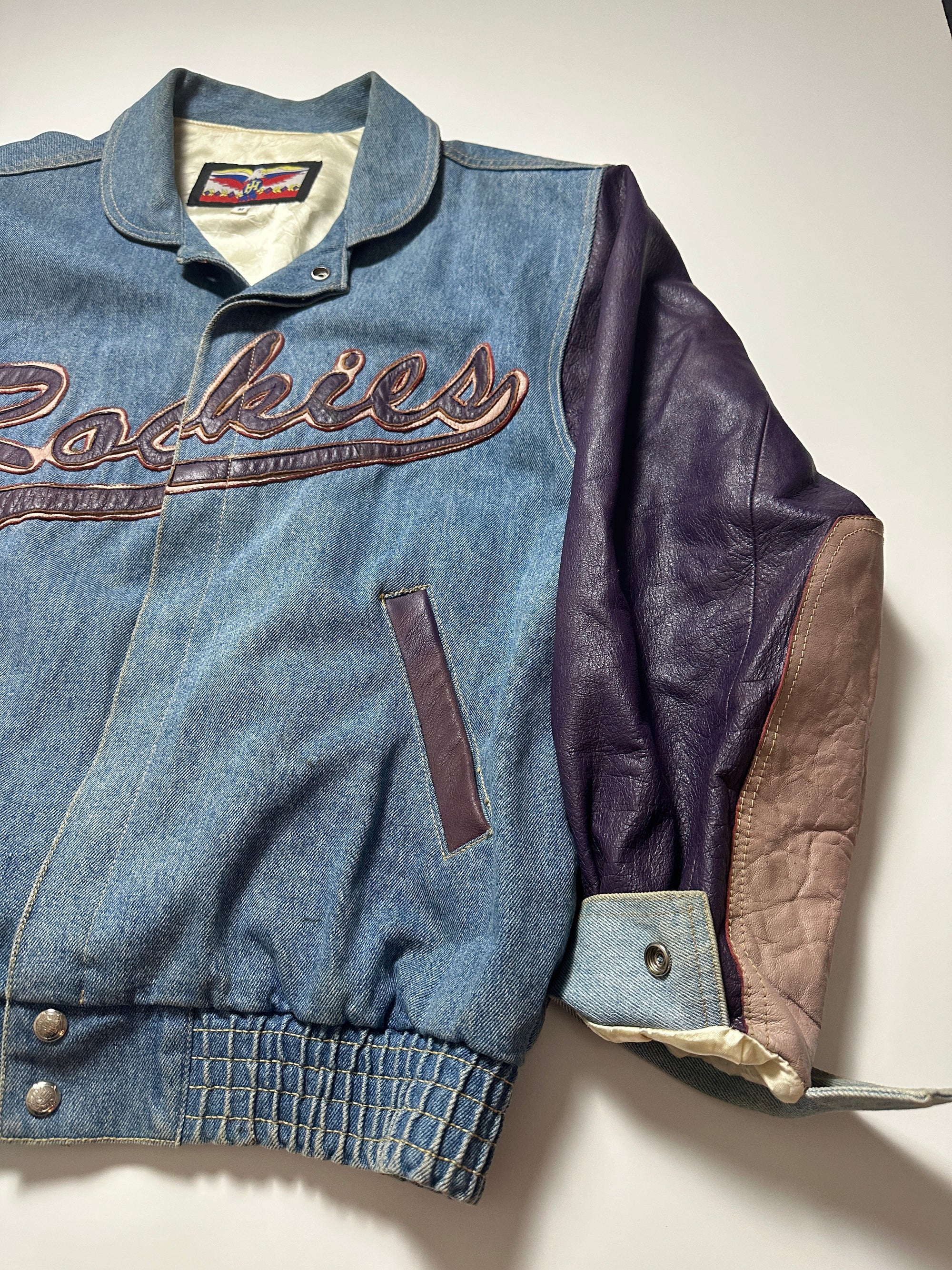 Colorado Rockies Vintage Denim Jacket