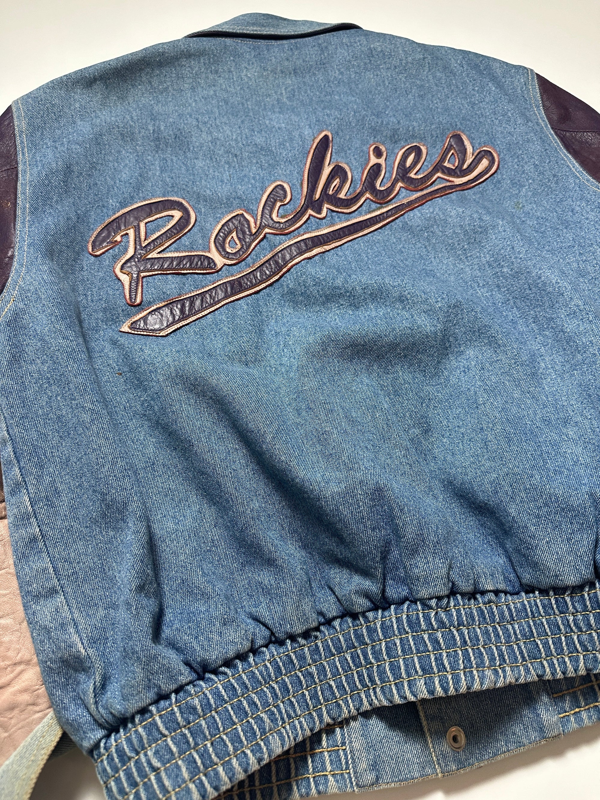 Colorado Rockies Vintage Denim Jacket