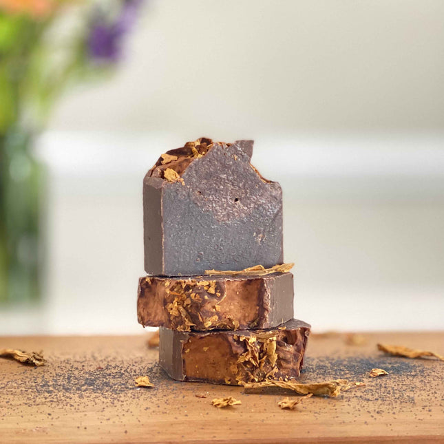 5 oz Bourbon Tobacco Vanilla Handcrafted Soap