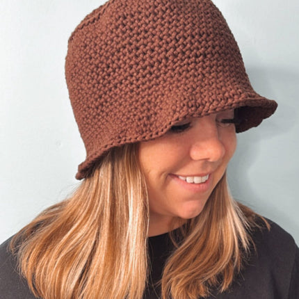 Brown Bucket Hat