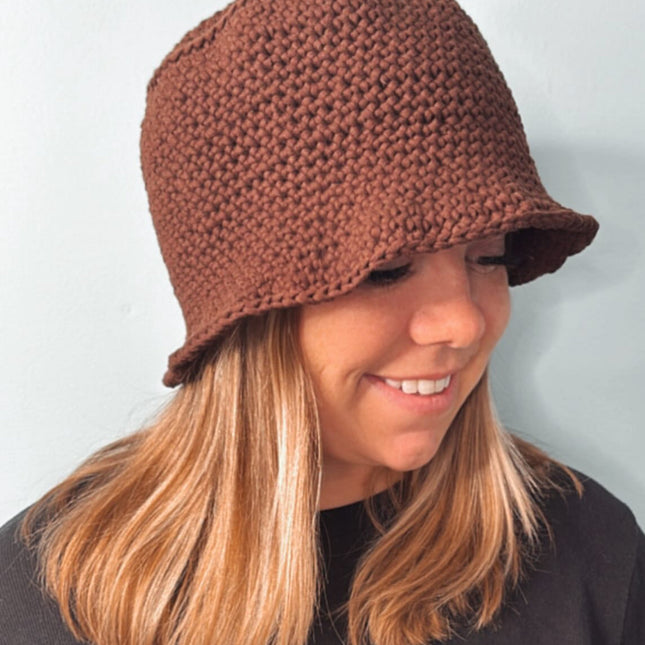Brown Bucket Hat