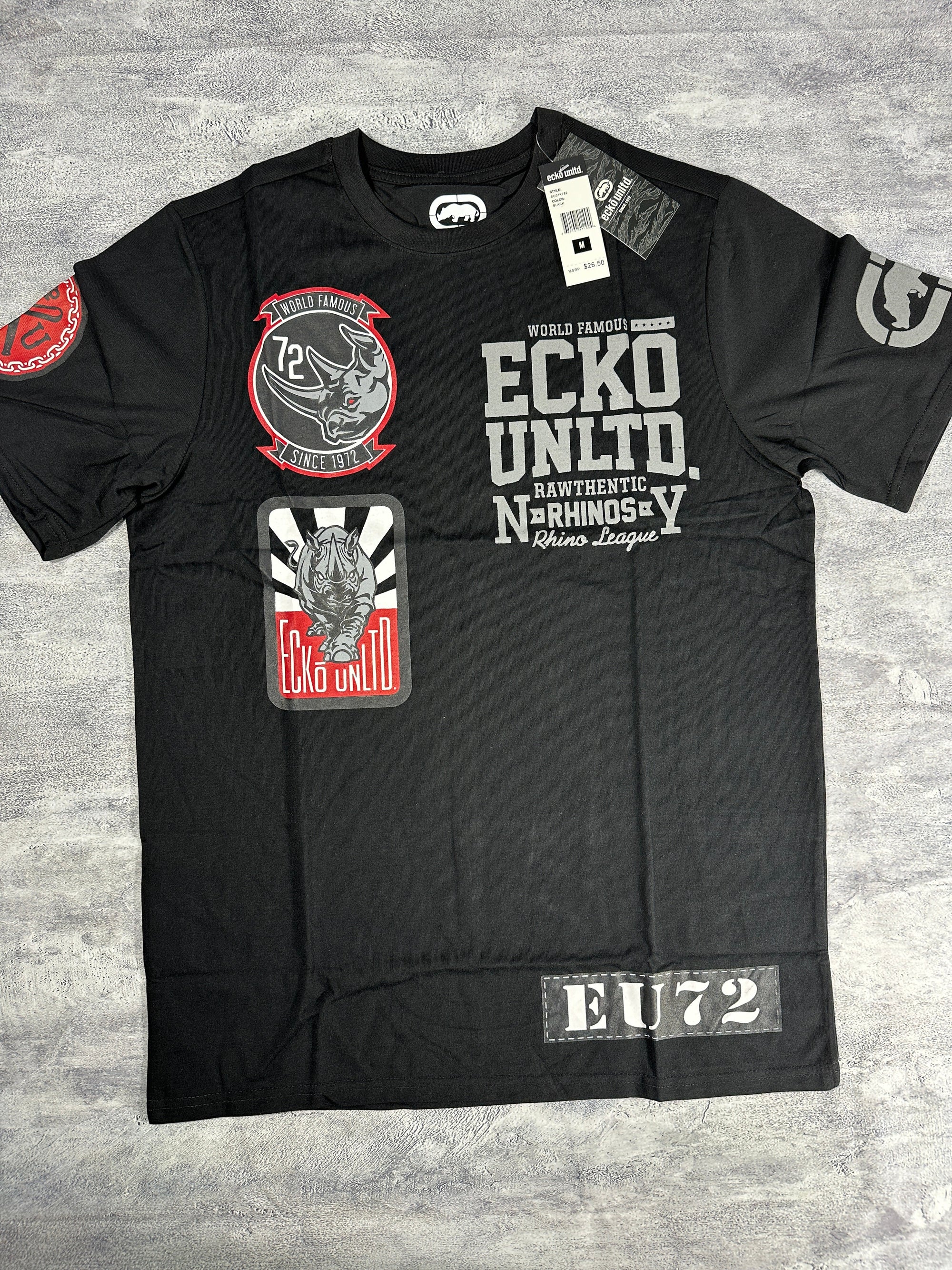 Ecko UNTLD Rhino Graphic Black T-Shirt