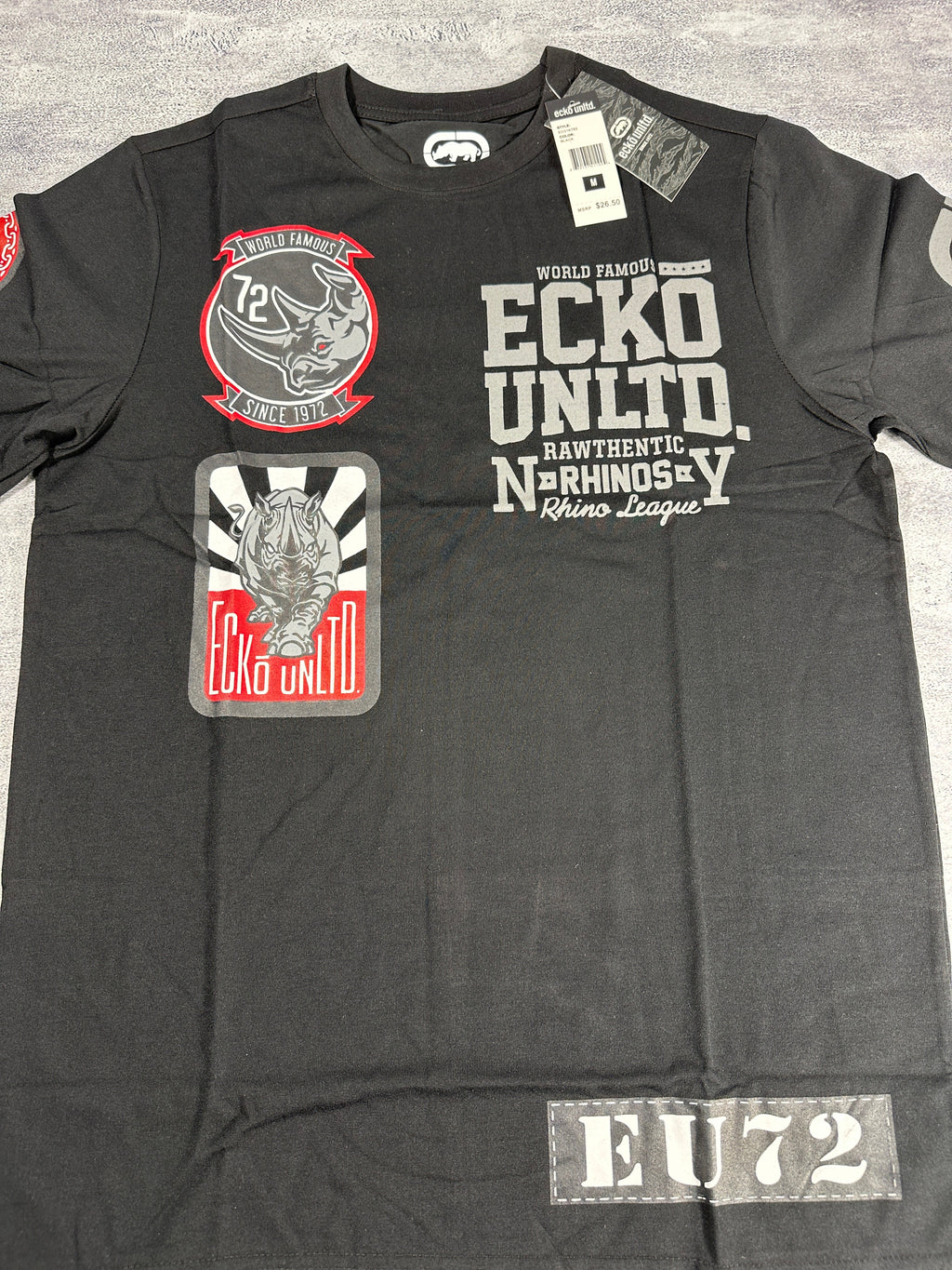 Ecko UNTLD Rhino Graphic Black T-Shirt