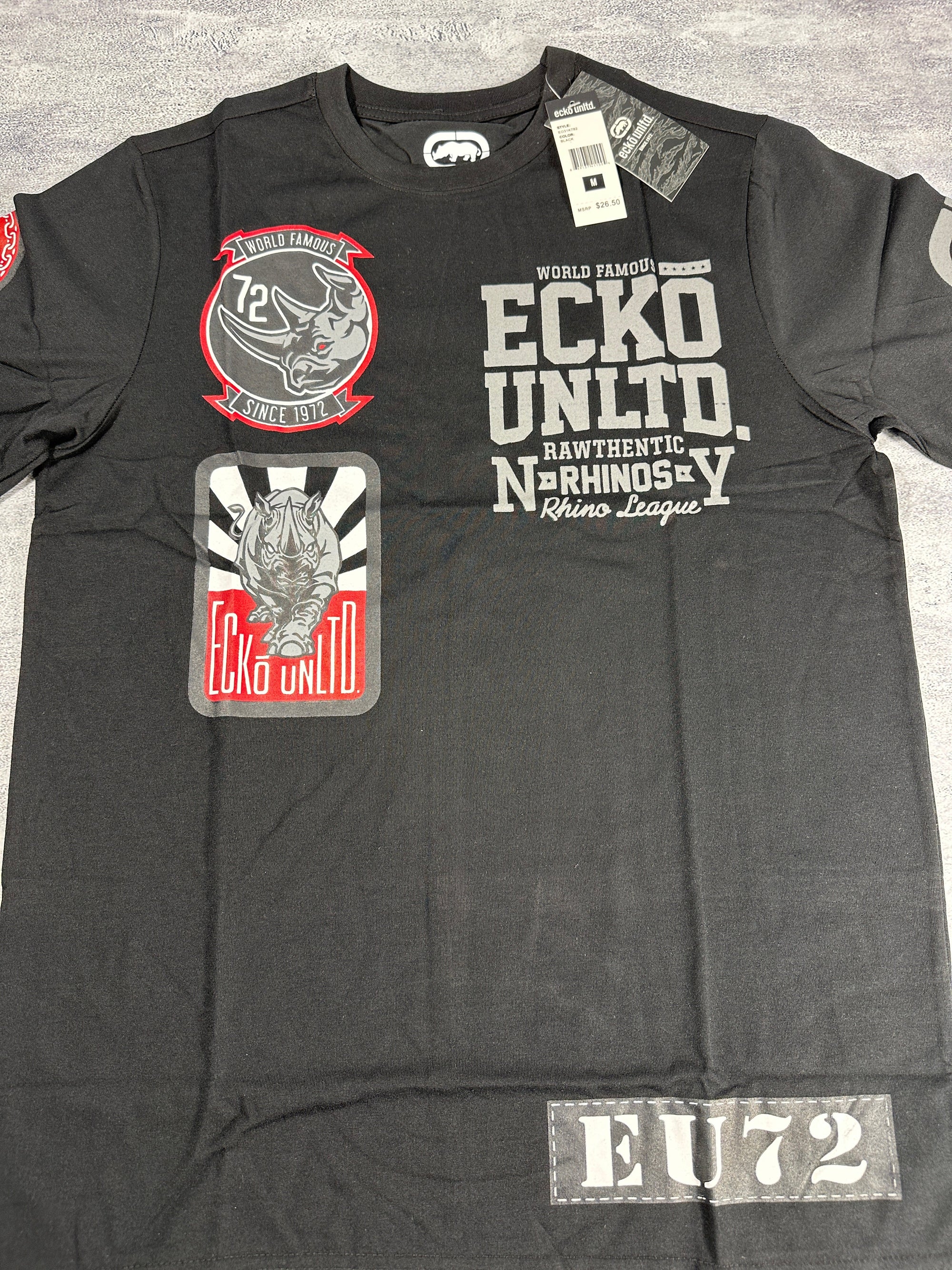 Ecko UNTLD Rhino Graphic Black T-Shirt