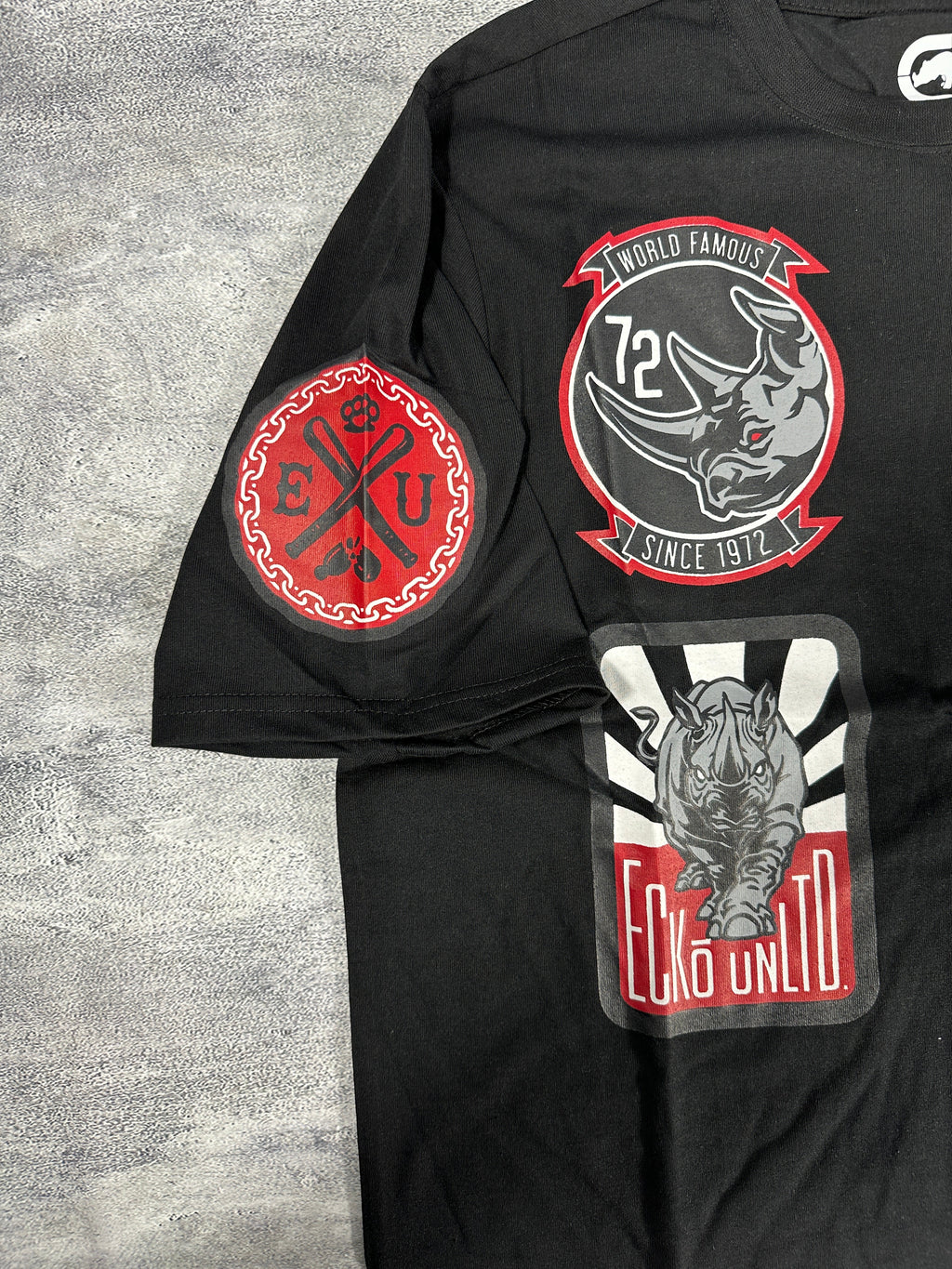 Ecko UNTLD Rhino Graphic Black T-Shirt