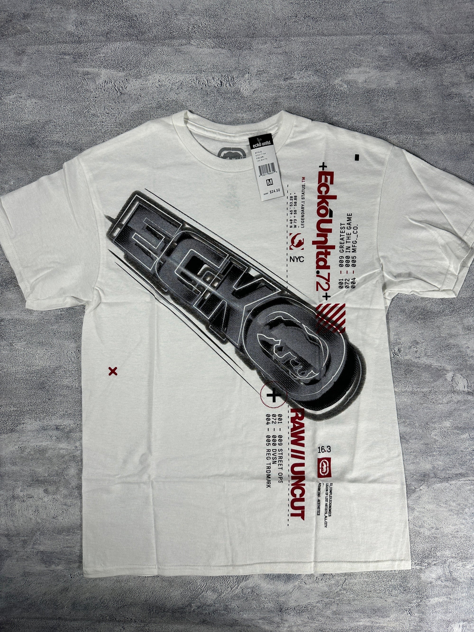 Ecko UNTLD White Y2K Graphic