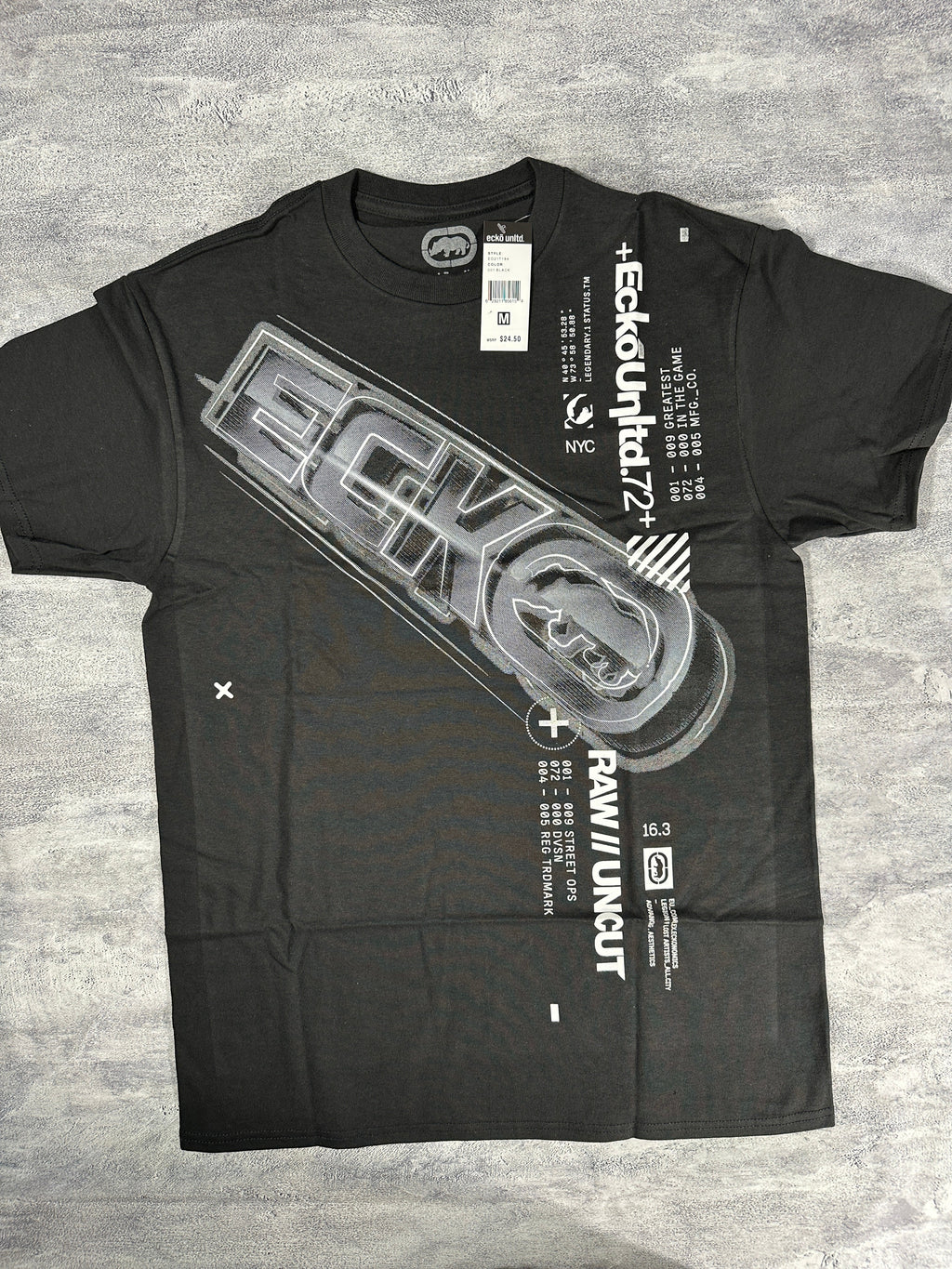 Ecko UNTLD Black Y2K Graphic T-Shirt