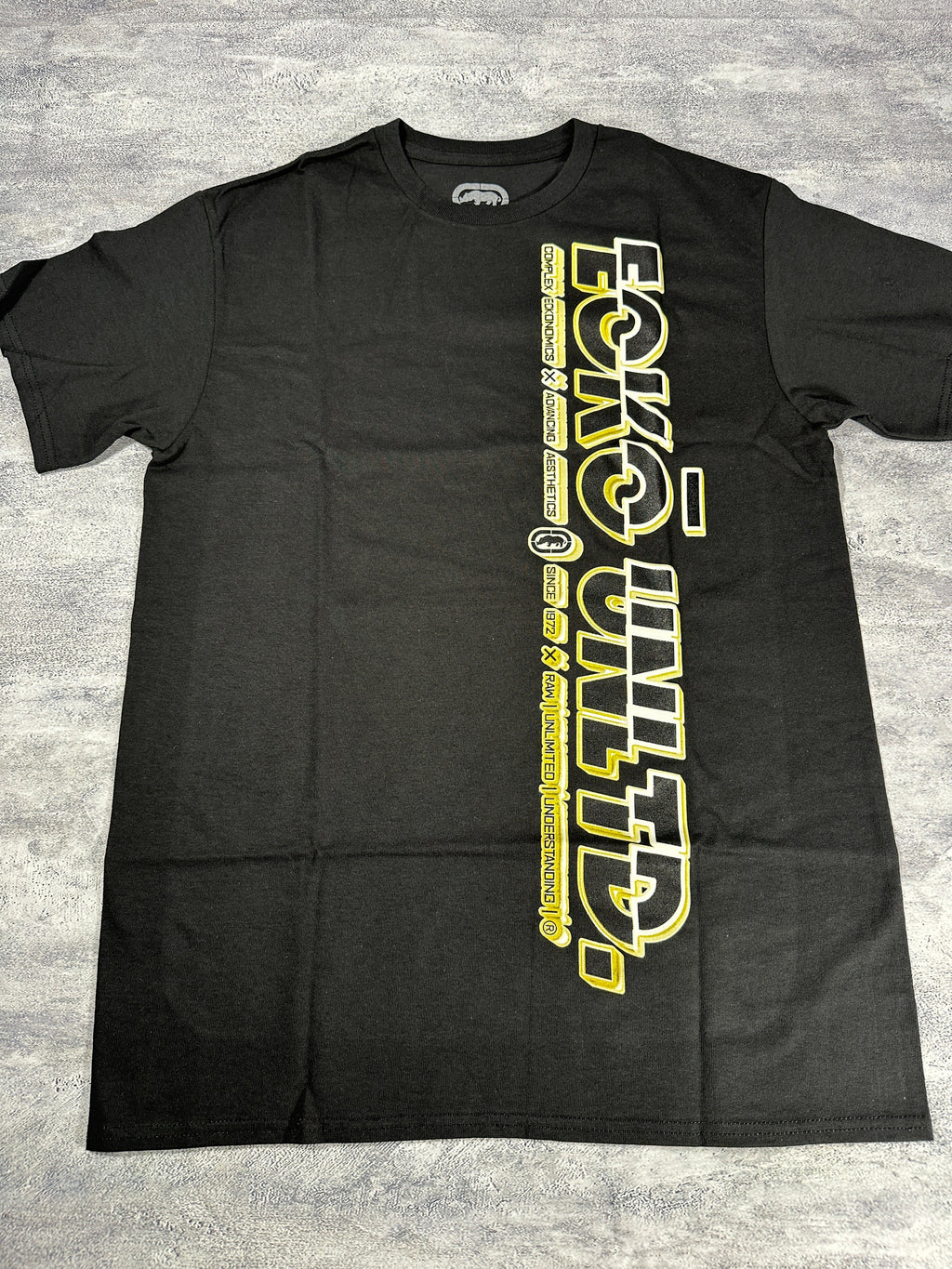 Ecko UNTLD Yellow Logo Graphic T-shirt