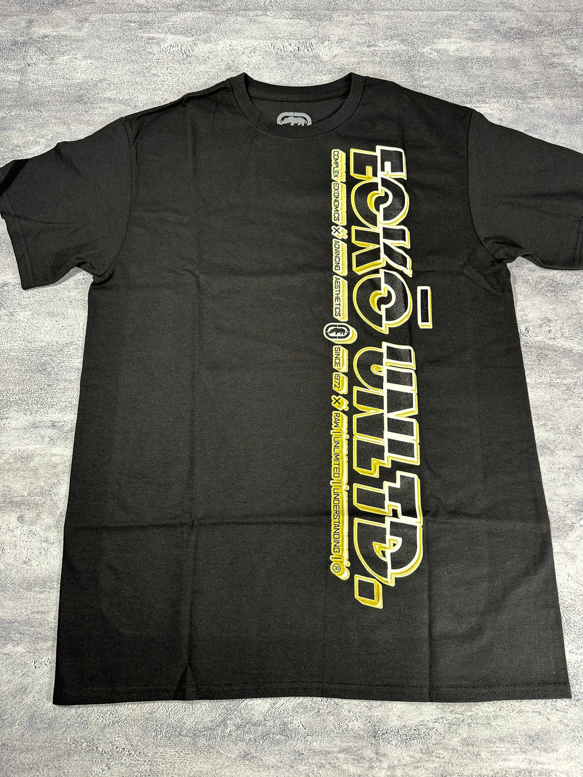 Ecko UNTLD Yellow Logo Graphic T-shirt