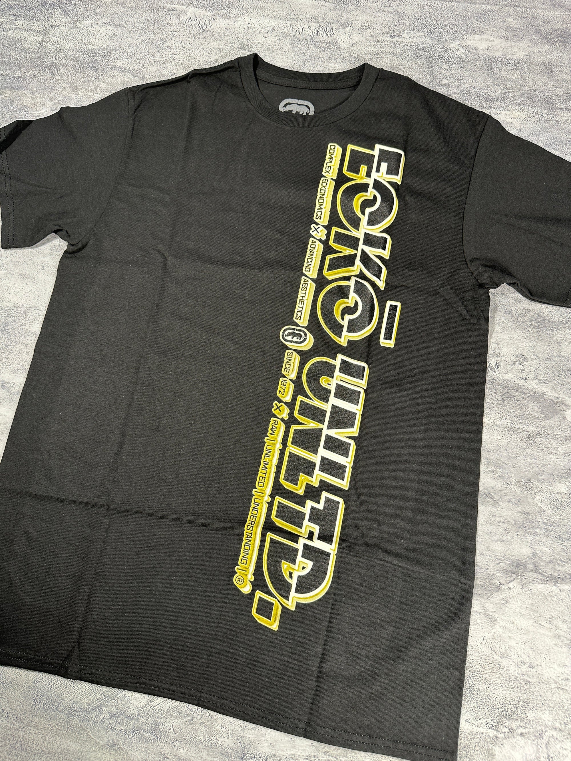 Ecko UNTLD Yellow Logo Graphic T-shirt