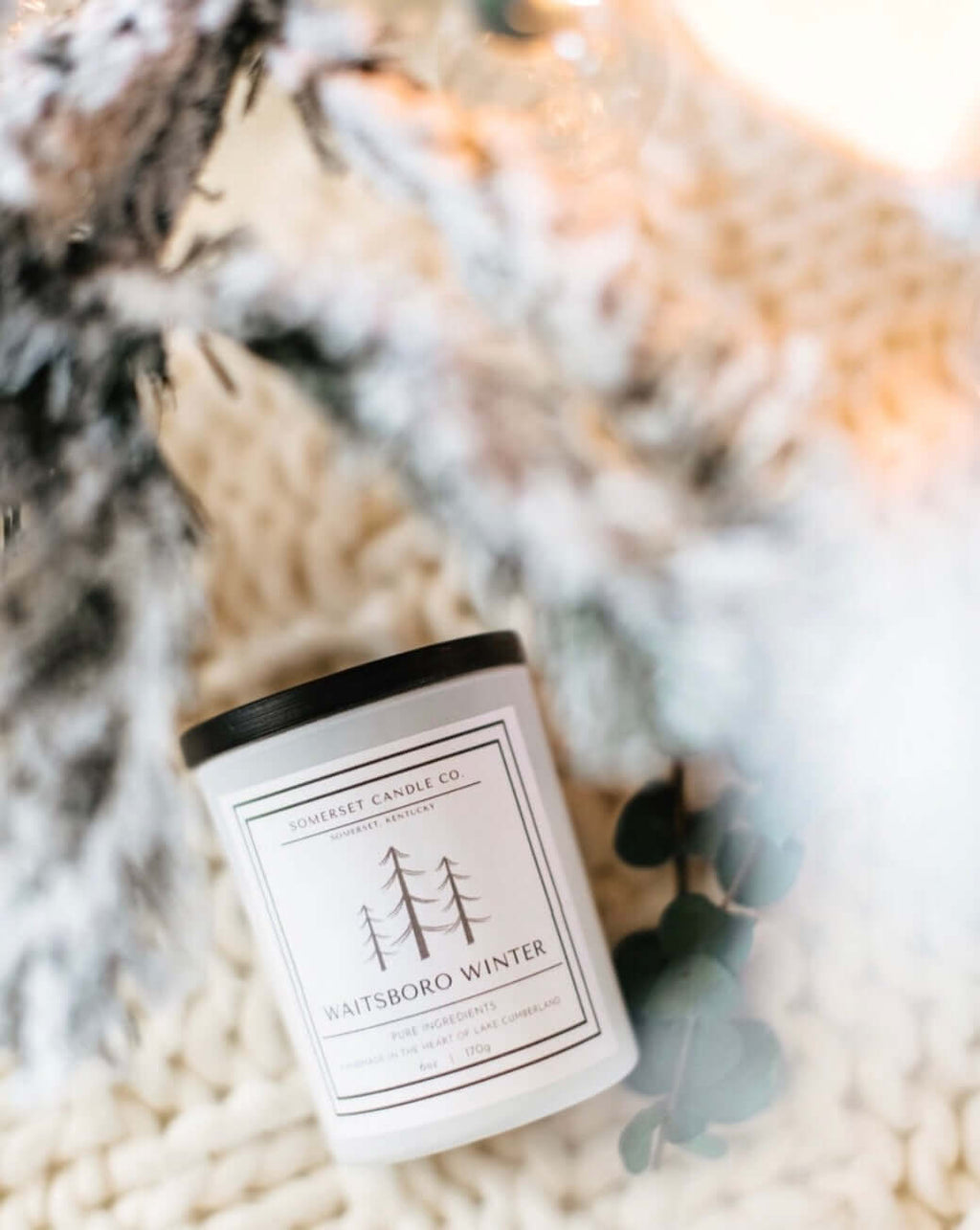 Waitsboro Winter Candle