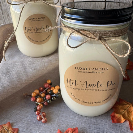 Hot Apple Pie Fall Scent | Organic Soy Candle