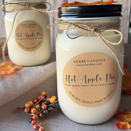 Hot Apple Pie Fall Scent | Organic Soy Candle